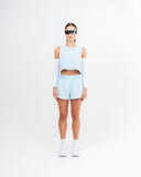 Charge Crop Top Baby Blue