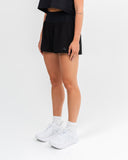 Charge High Waist Run Shorts Black