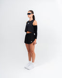 Charge Crop Top Black