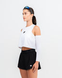 Charge Crop Top White