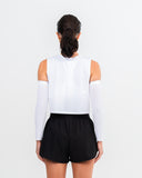 Charge Crop Top White