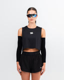 Charge Crop Top Black