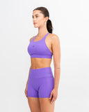 Freedom Perform High Neck Bra Electric Purple