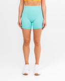 Impulse React High Waist Shorts Turquoise