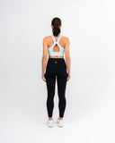 Impulse Longline Sports Bra Glacier Blue