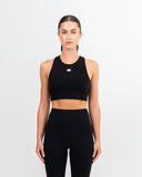 Impulse Longline Sports Bra Black