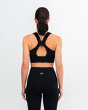 Impulse Longline Sports Bra Black