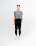 Rise Crop Top Iron Grey